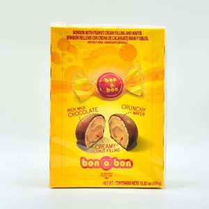 Bon o Bon - Bombón Relleno con Crema de Cacahuate y Oblea
