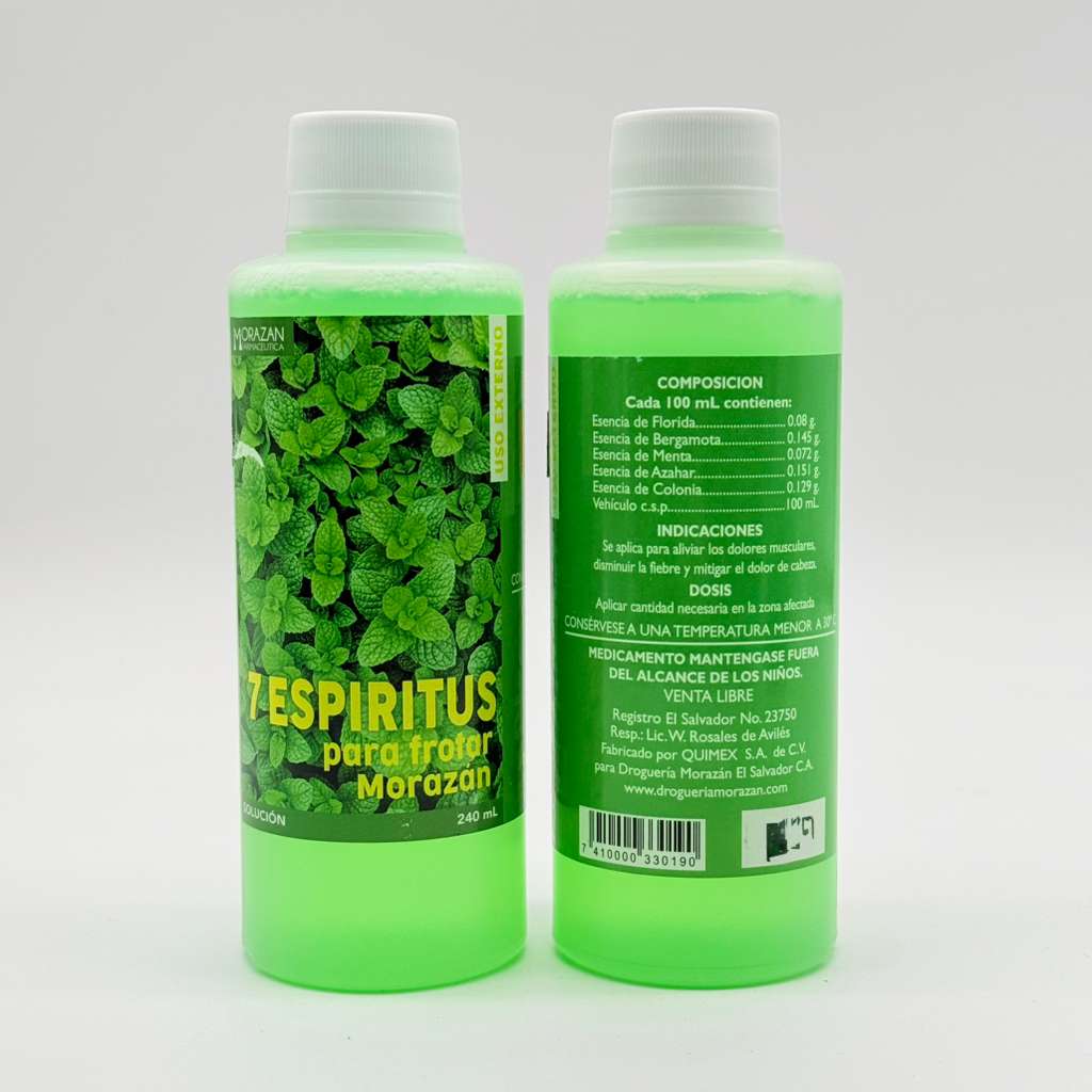 7 Espíritus Morazán – Loción Externa – 240 mL