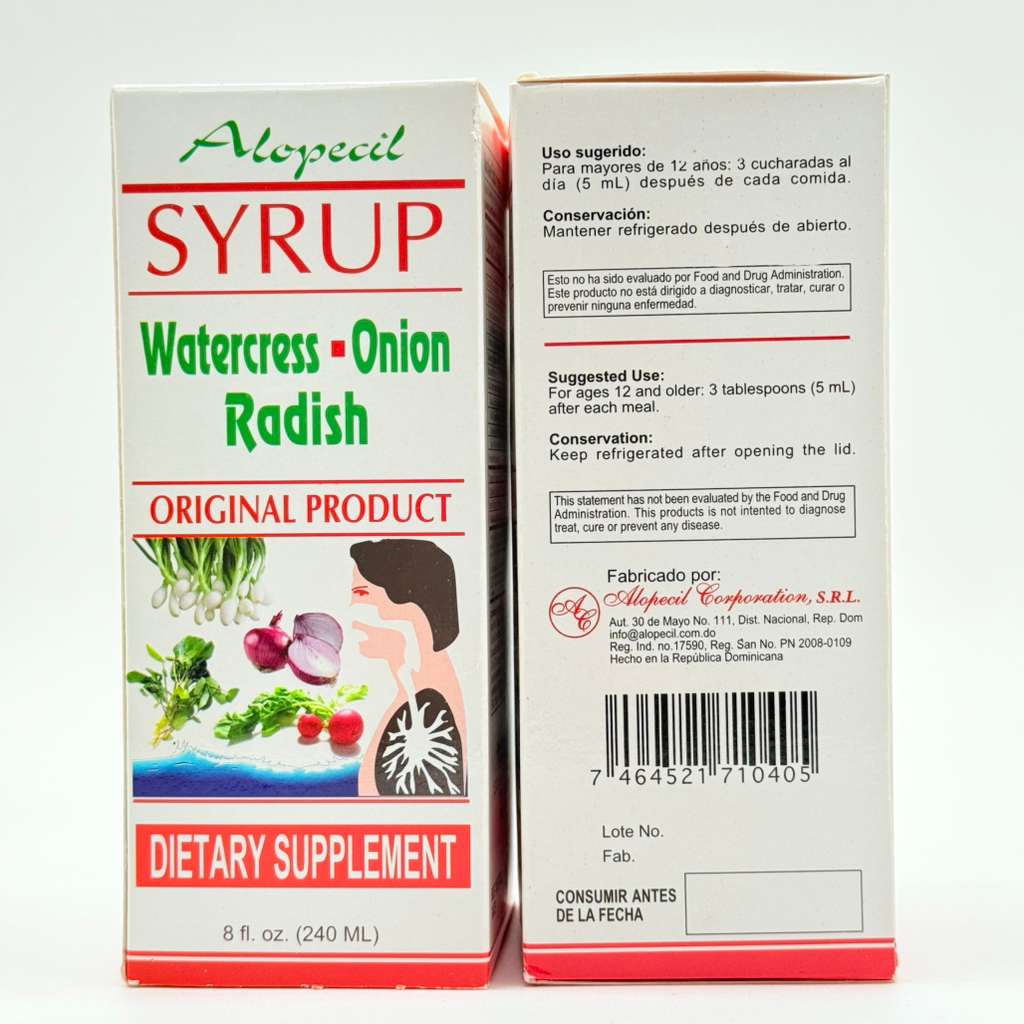 Jarabe de Berro-Cebolla-Rábano