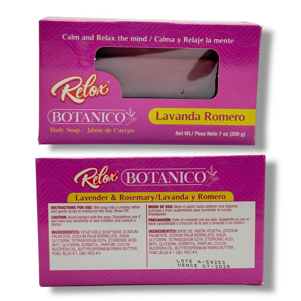 Jabón Relox Botánico Lavanda y Romero