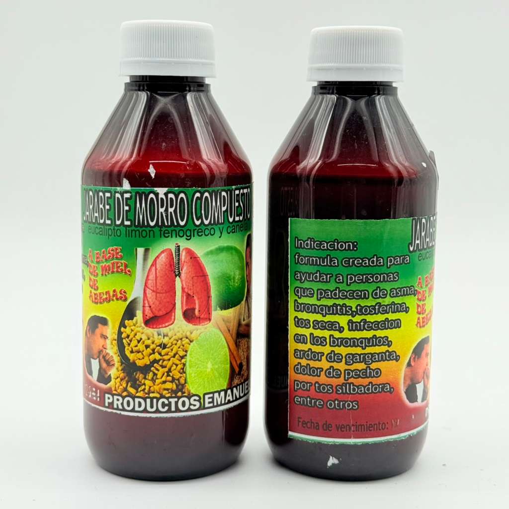 Jarabe de Morro Compuesto – Eucalipto, Limón, Fenogreco y Canela