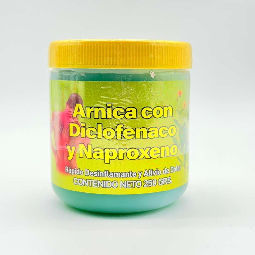 Arnica con Diclofenaco y Naproxeno