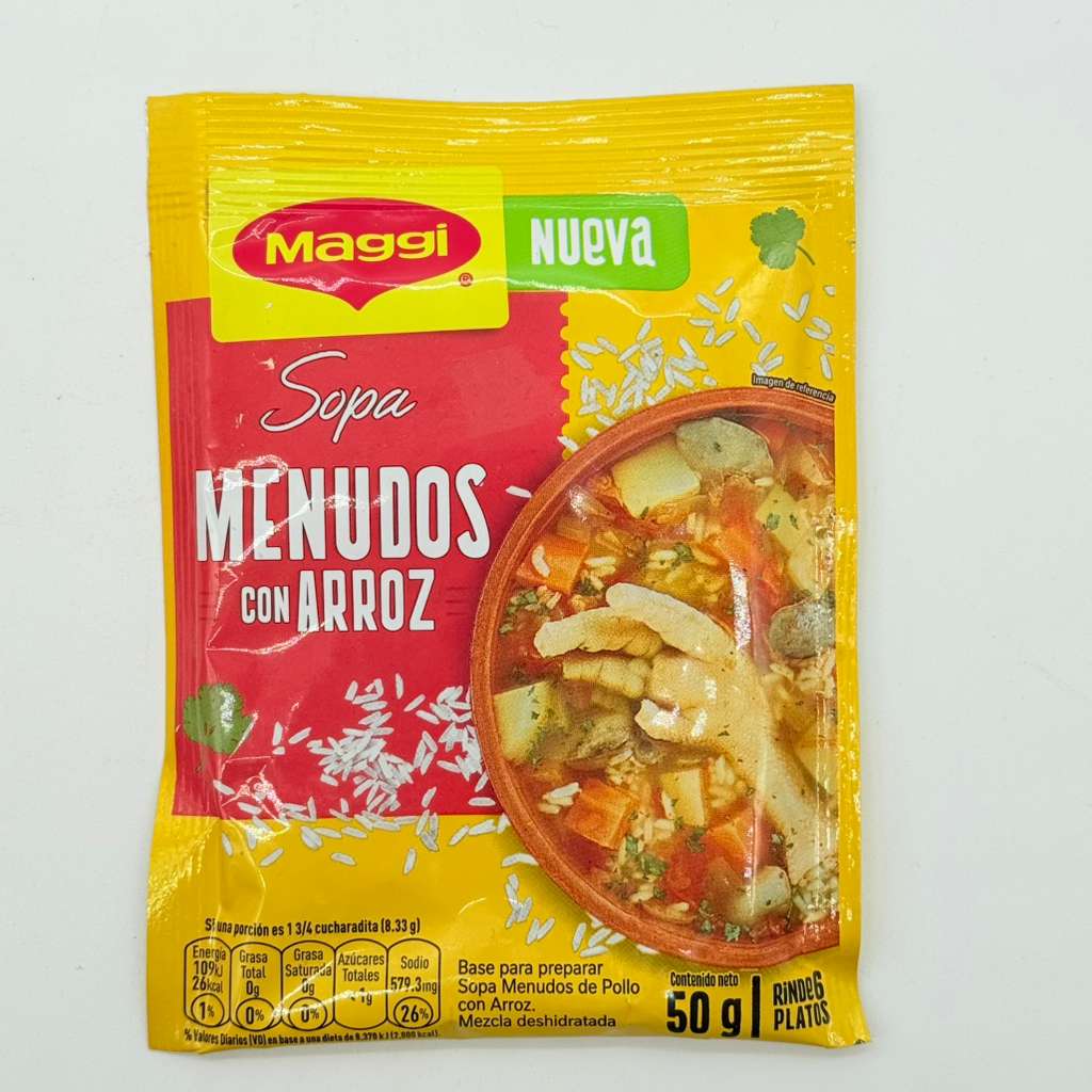 Maggi Sopa Menudos con Arroz