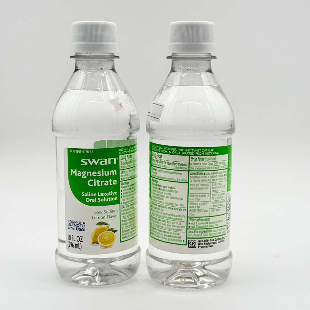 Swan Magnesium Citrate – Laxante Salino – Sabor Limón – 10 fl oz