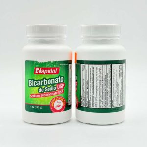 Rapidol – Bicarbonato de Sodio USP – 4 oz (113 g)