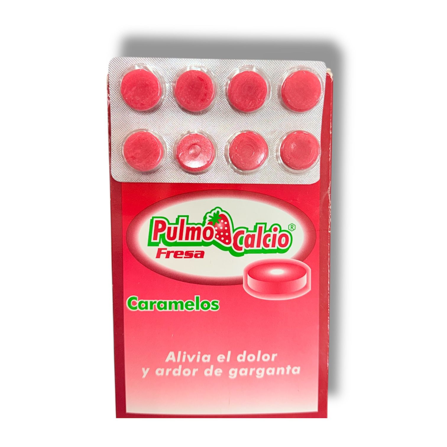 Pulmo Calcio Fresa Caramelos