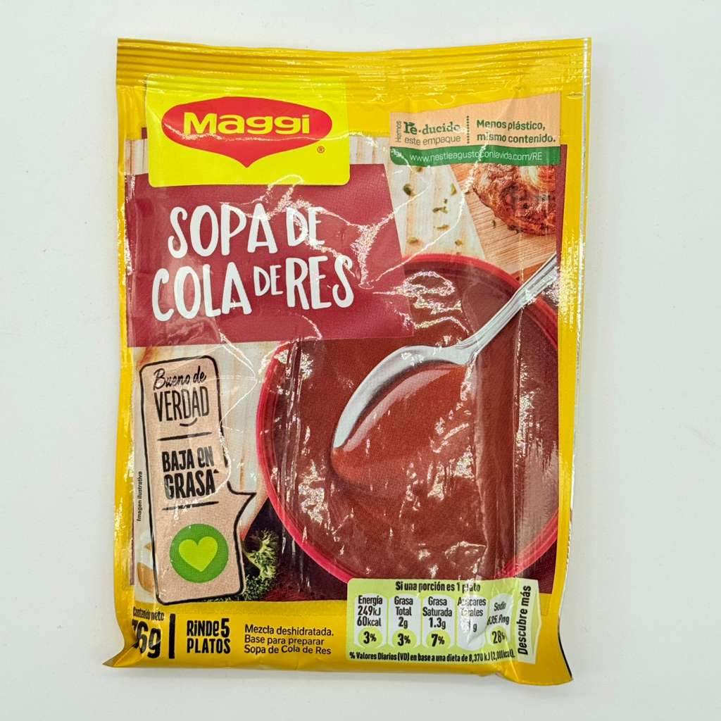 Maggi Sopa de Cola de Res