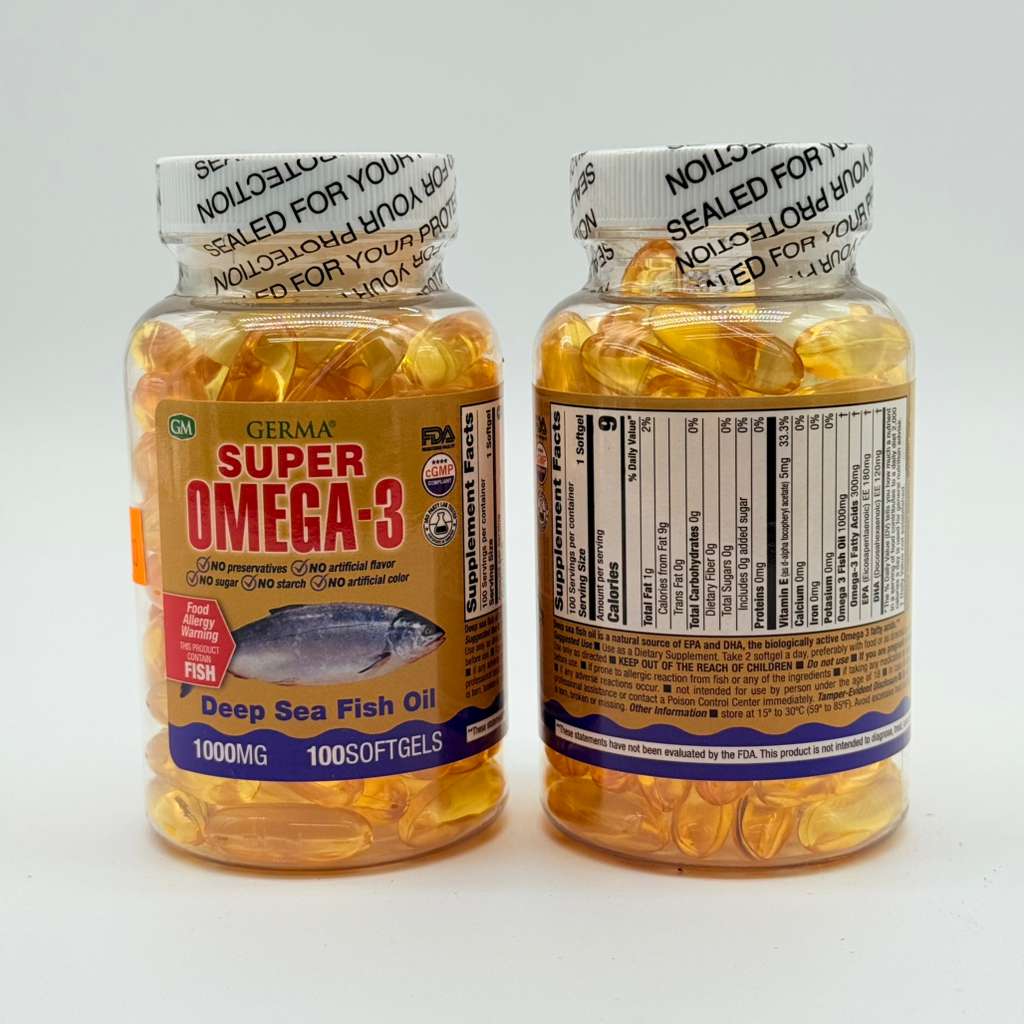 Germa Super Omega-3 – 1000 mg – 100 Softgels