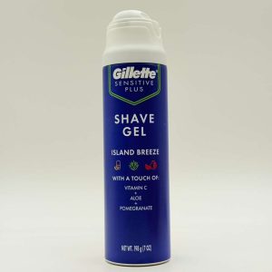 Gillette Sensitive Plus Gel de Afeitar Island Breeze