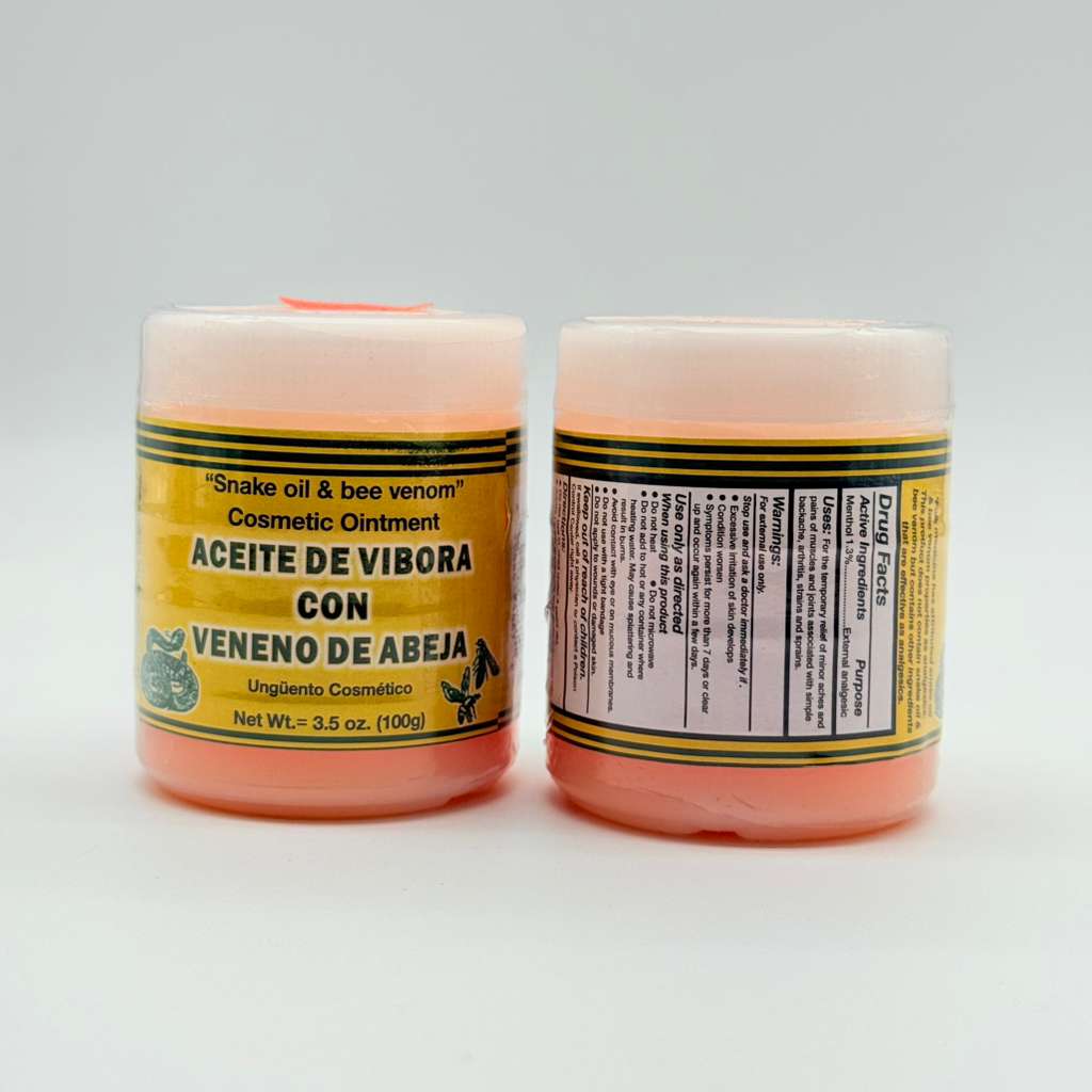 Aceite de Víbora Con Veneno de Abeja