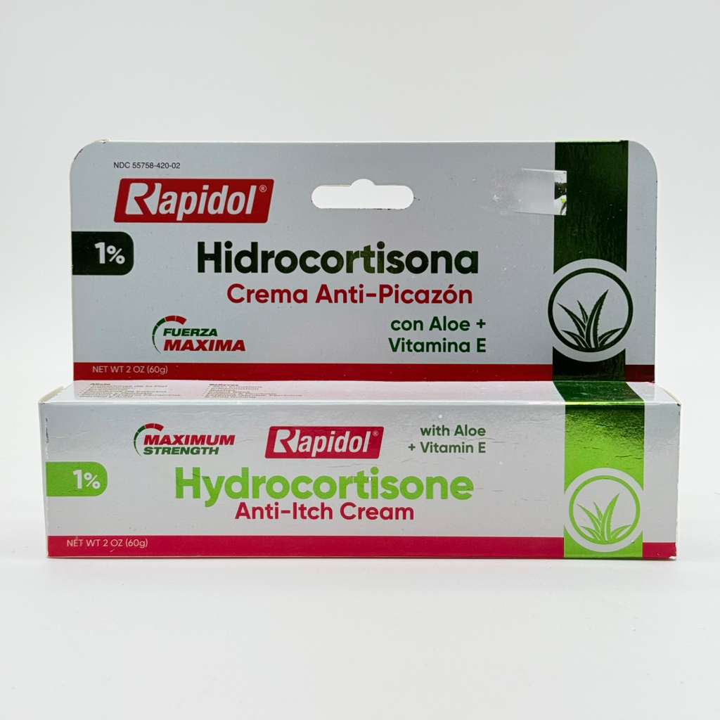 Rapidol Hidrocortisona 1% con Aloe y Vitamina E